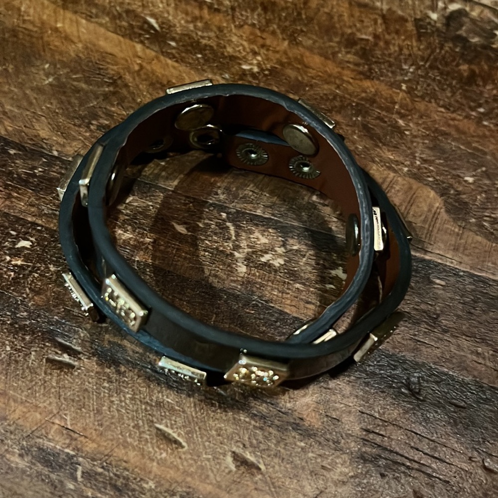 Rustic Cuff Wrap Bracelet - Picture 4 of 4